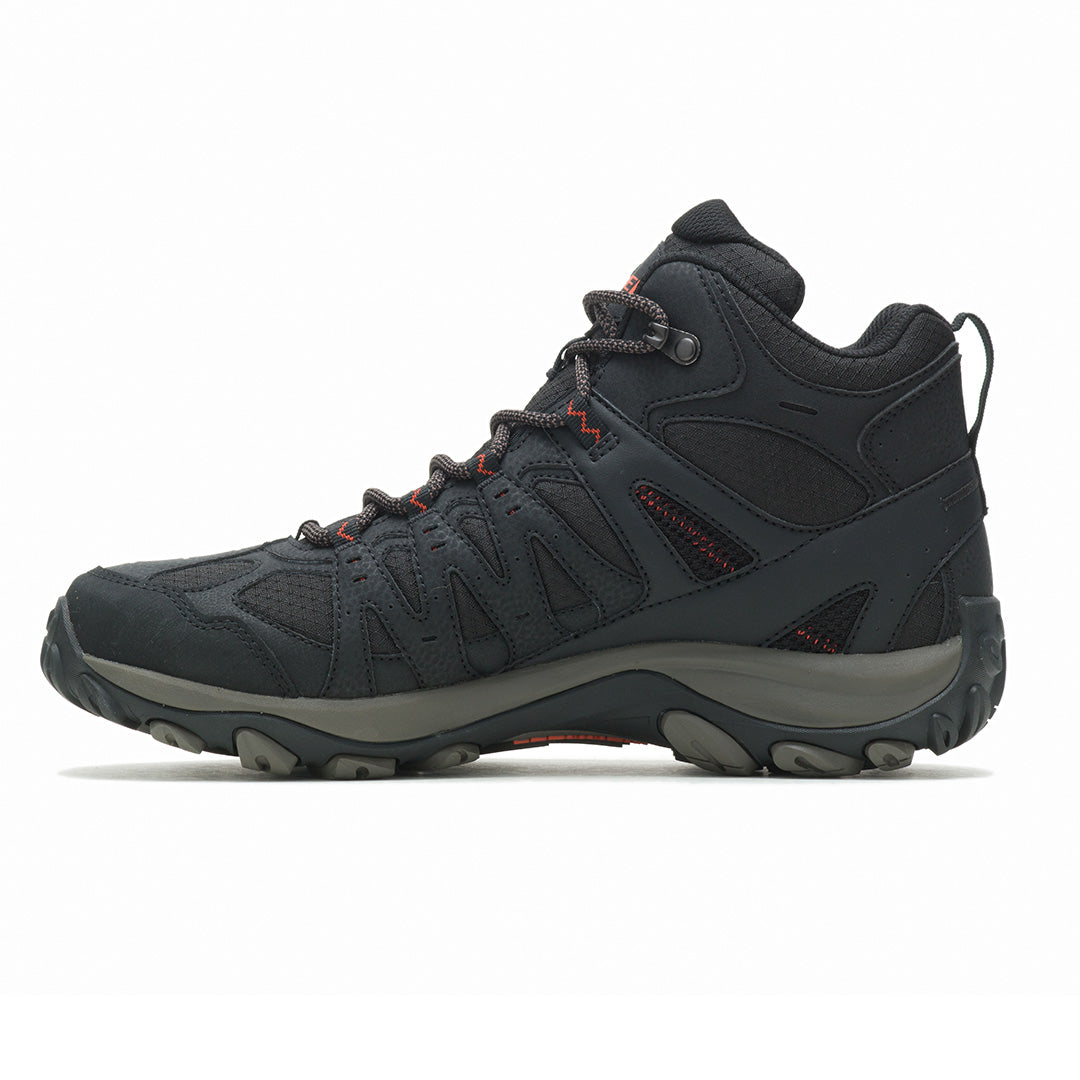 Merrell Accentor 3 Sport Mid Gore-Tex-Black/Tangerine Mens Hiking Shoes