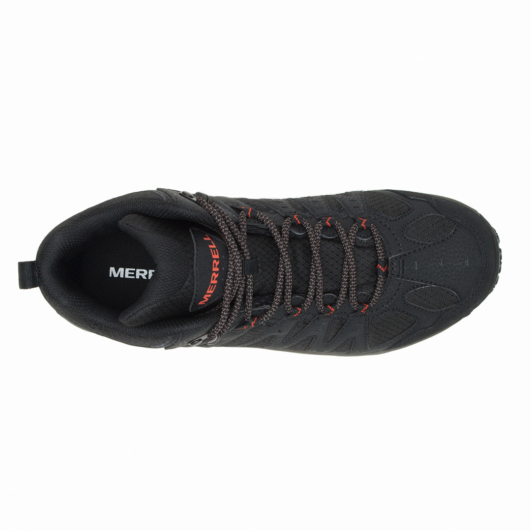 Merrell Accentor 3 Sport Mid Gore-Tex-Black/Tangerine Mens Hiking Shoes