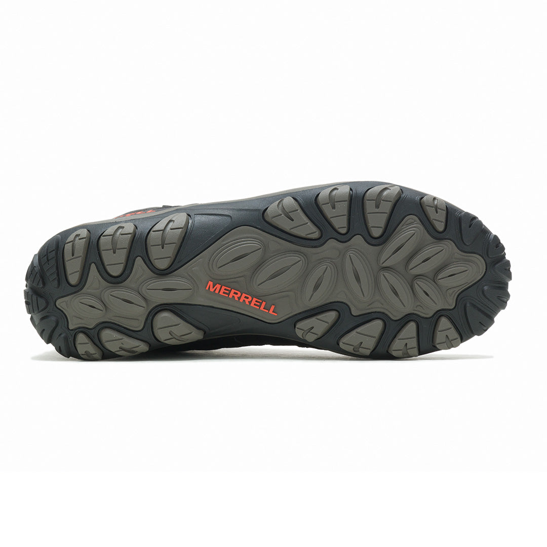 Merrell Accentor 3 Sport Mid Gore-Tex-Black/Tangerine Mens Hiking Shoes