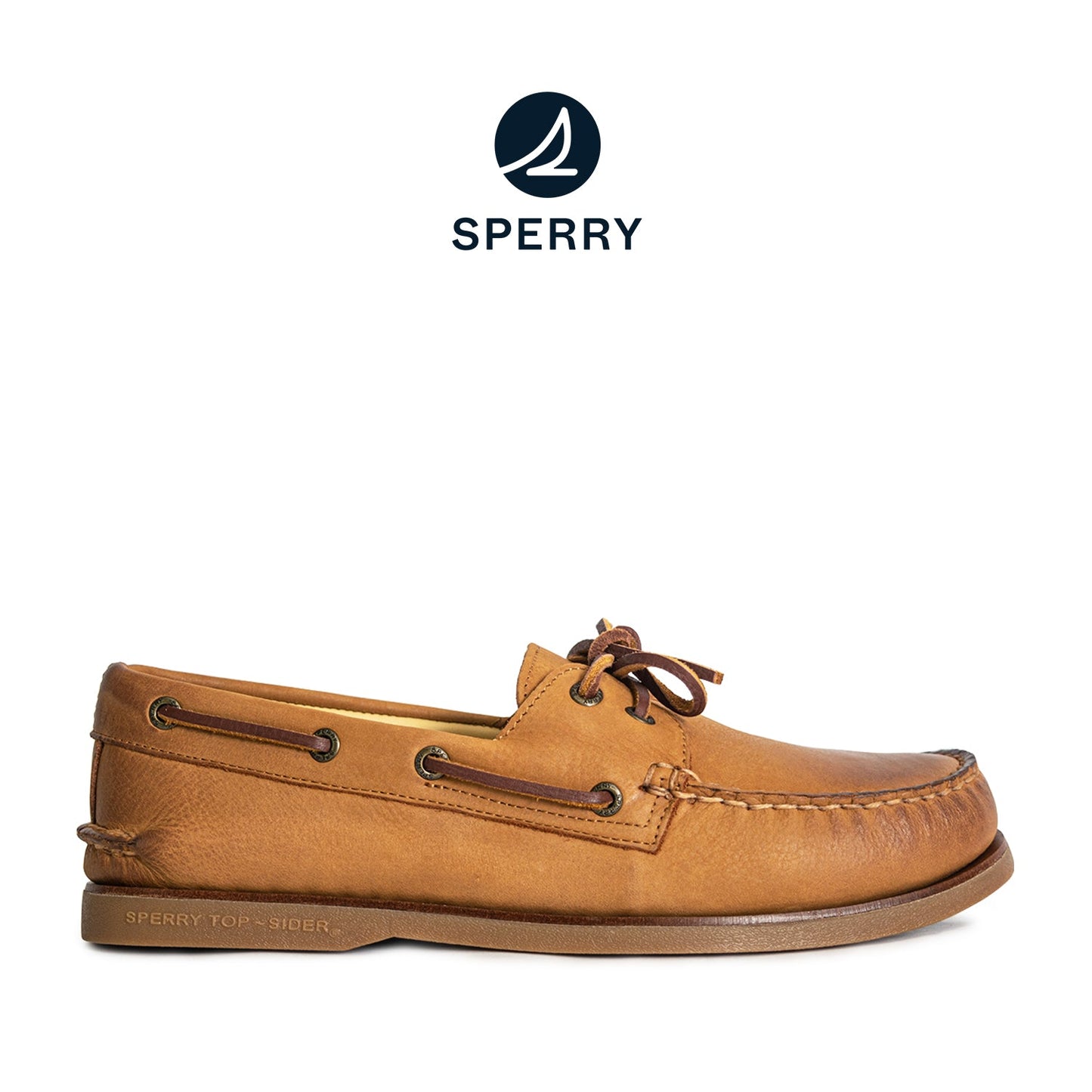 Sperry Men's Gold Authentic Original™ 2-Eye Boat Shoes Topsider - Tan (10398457)