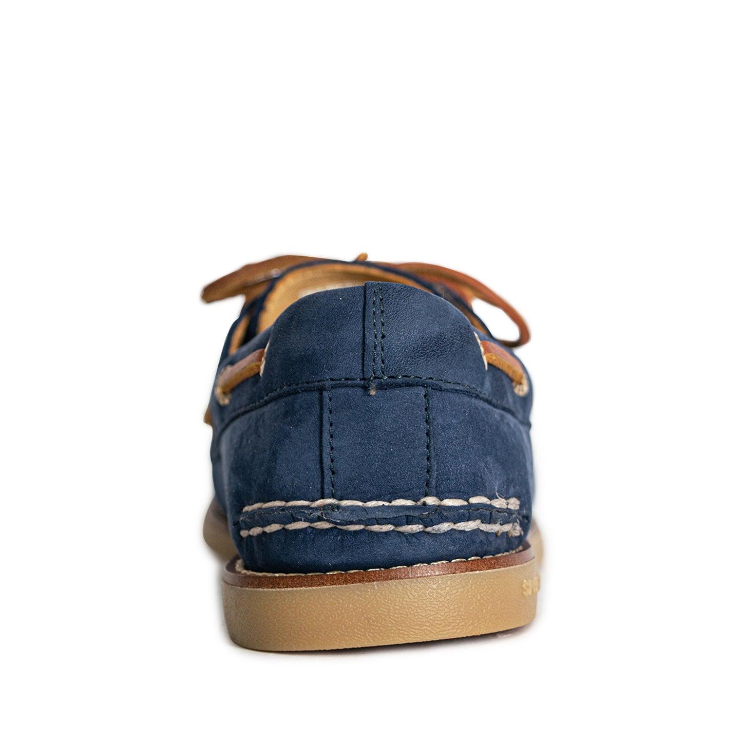 Sperry Men's Gold Authentic Original™ 2-Eye Nubuck Boat Shoes Topsider - Navy (10398460)