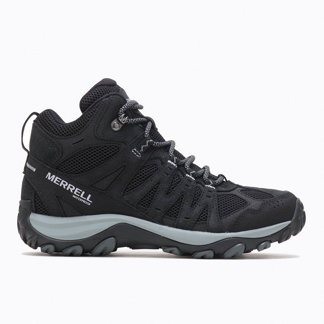 Merrell Accentor 3 Mid Waterproof-Black Womens Hiking Shoes
