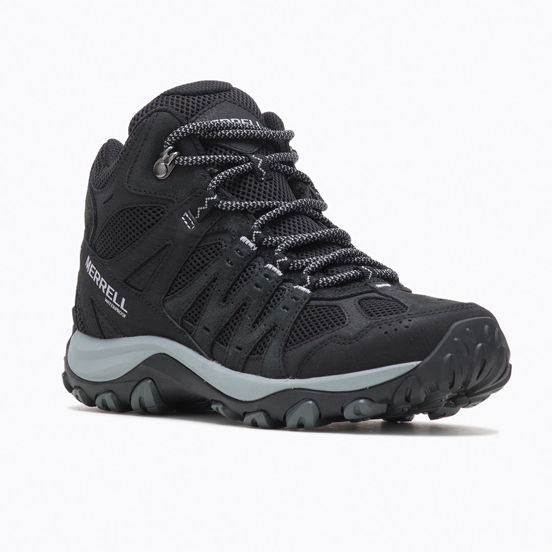 Merrell Accentor 3 Mid Waterproof-Black Womens Hiking Shoes
