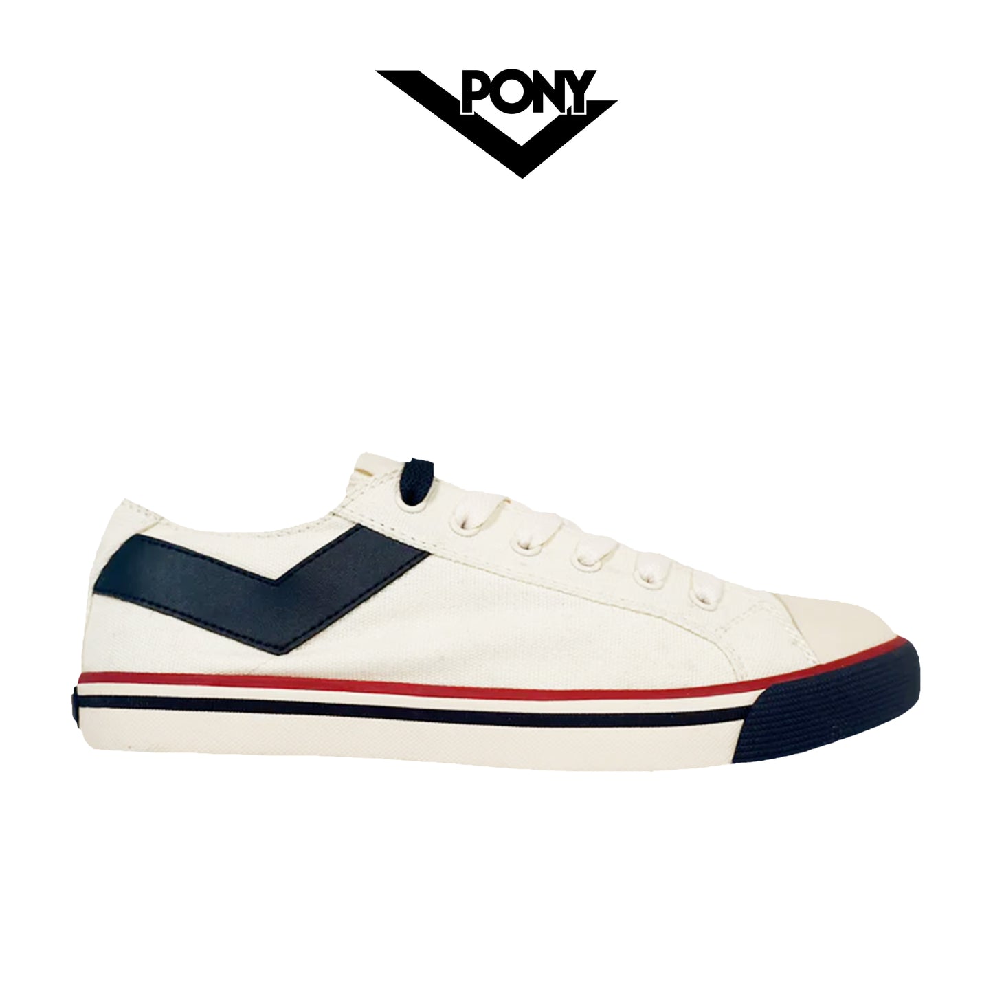 Pony Men's - Shooter Low (Marshmallow/Dress Blue)