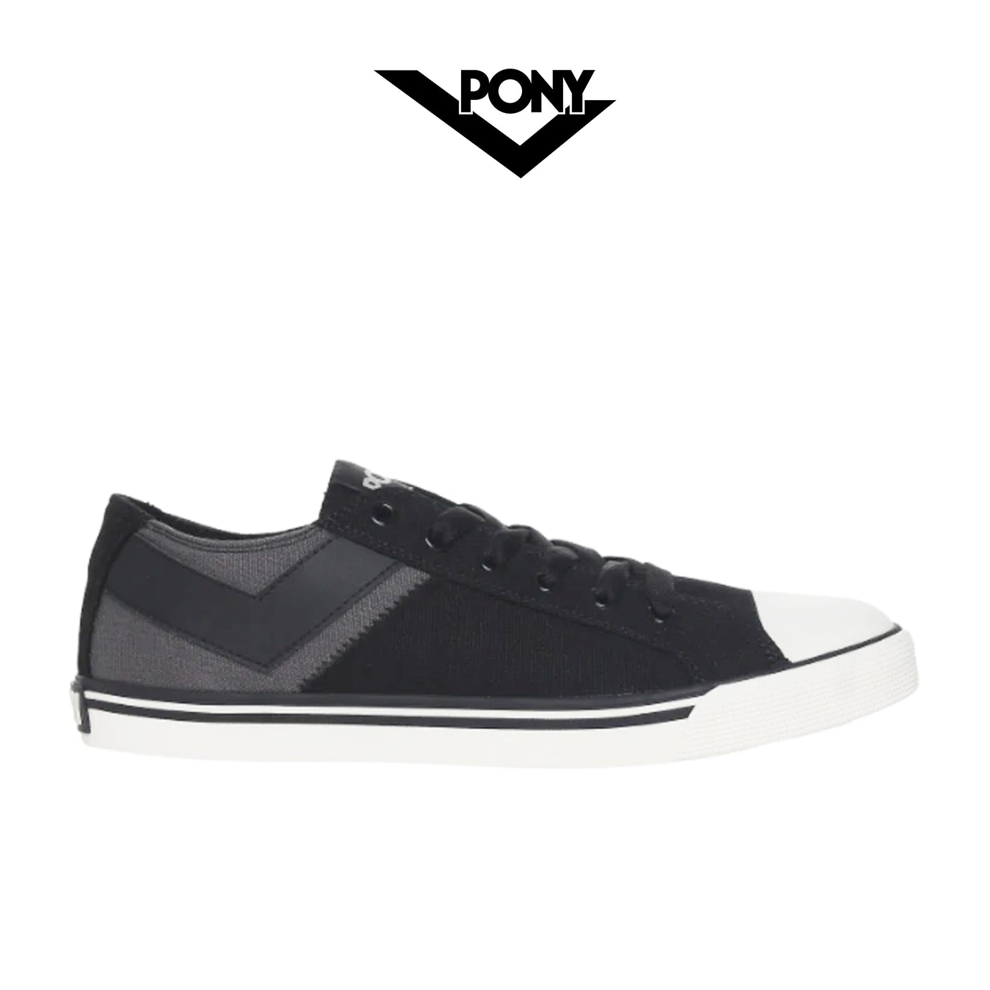 Pony Men's - Shooter Low (Dark Gull Gray/Black)