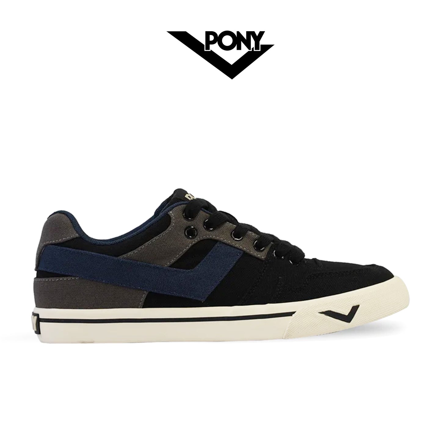 Pony Men's - Atop (Black/Insignia Blue/DarkGullGray)