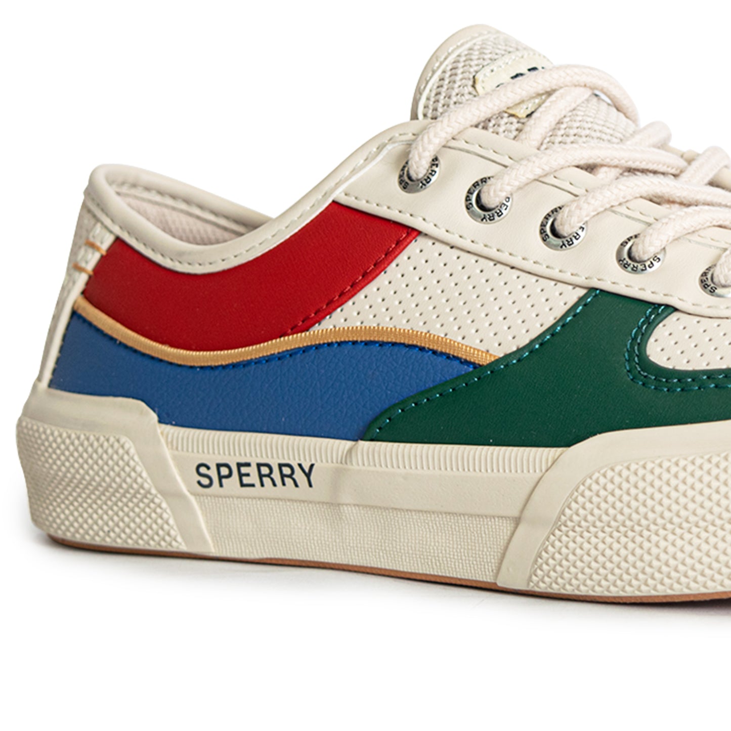 Sperry Men's Soletide Leather Sneakers - Light beige/Multi (25S00381)