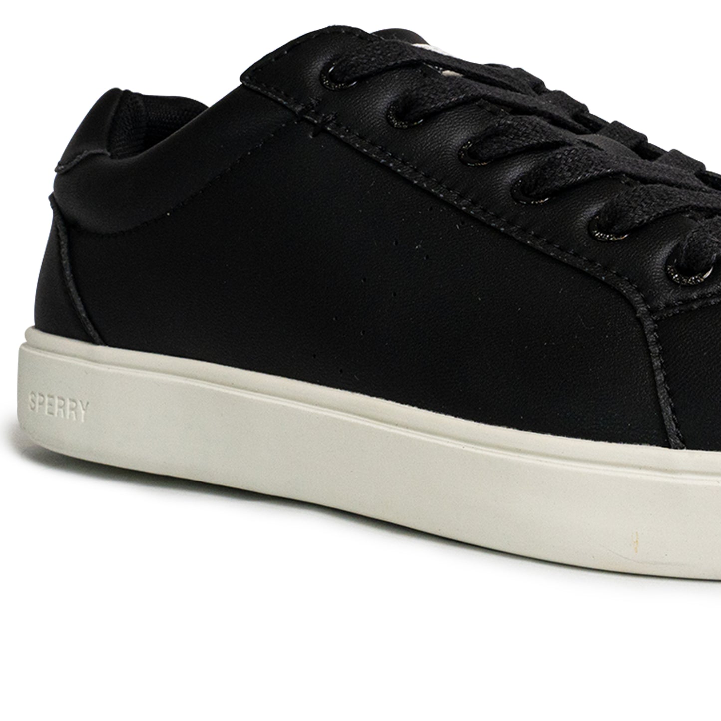 Sperry Men's Deck 90 LTT Leather Sneakers - Black/White (25S00571)
