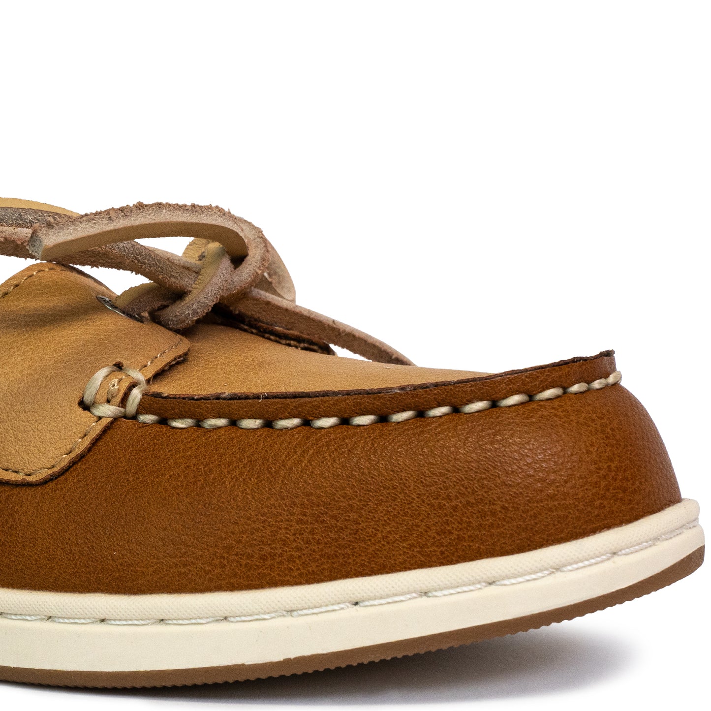 Sperry Women's Authentic Original™ Jewelfish 1-Eye Leather Boat Shoes Topsider - Light Tan/Dark Tan (25S00732)