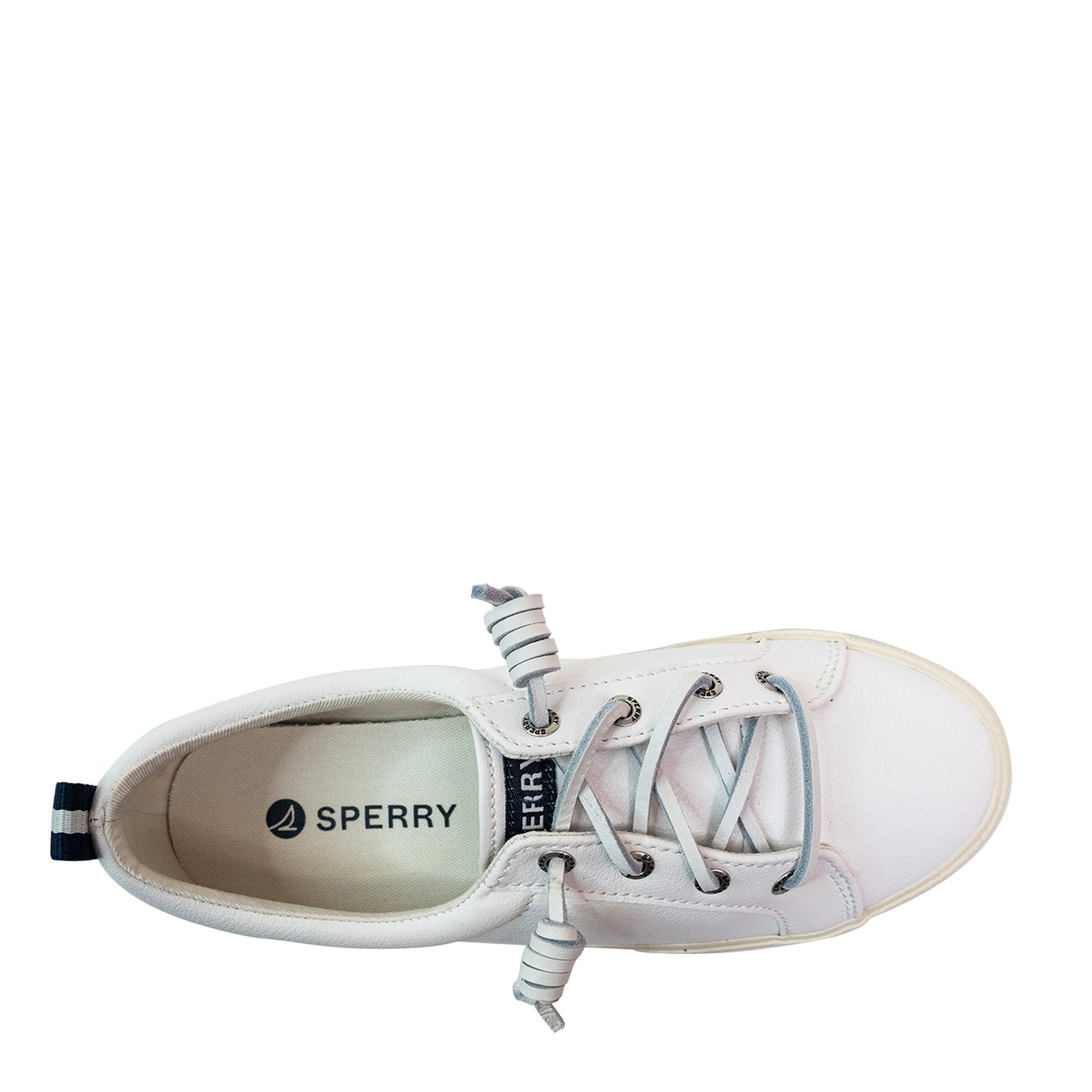Sperry Women's Pier Wave LTT CVS Sneakers - White/Navy (25S01082)