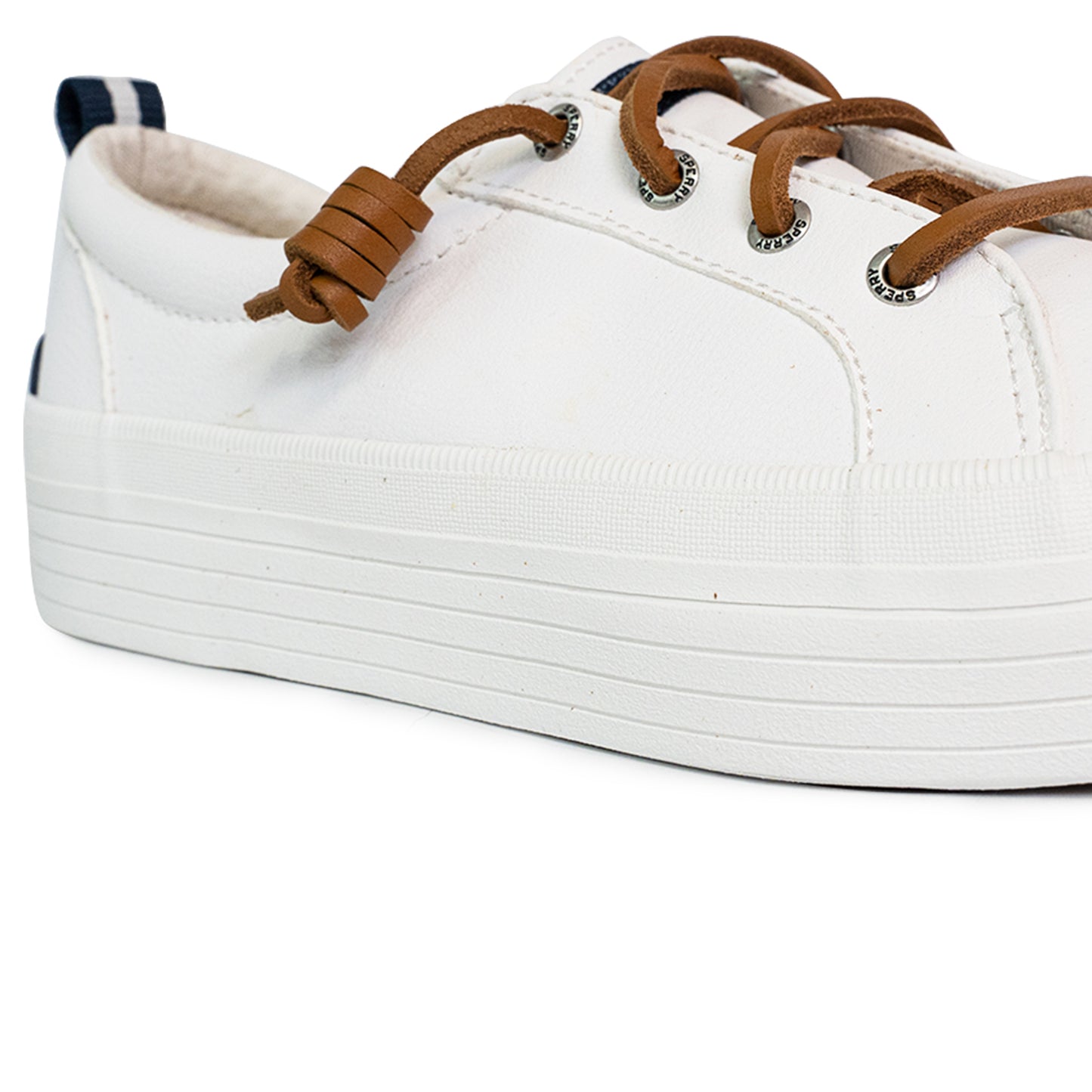 Sperry Women's Wave LTT Platform Leather Sneakers - White (25S01142)