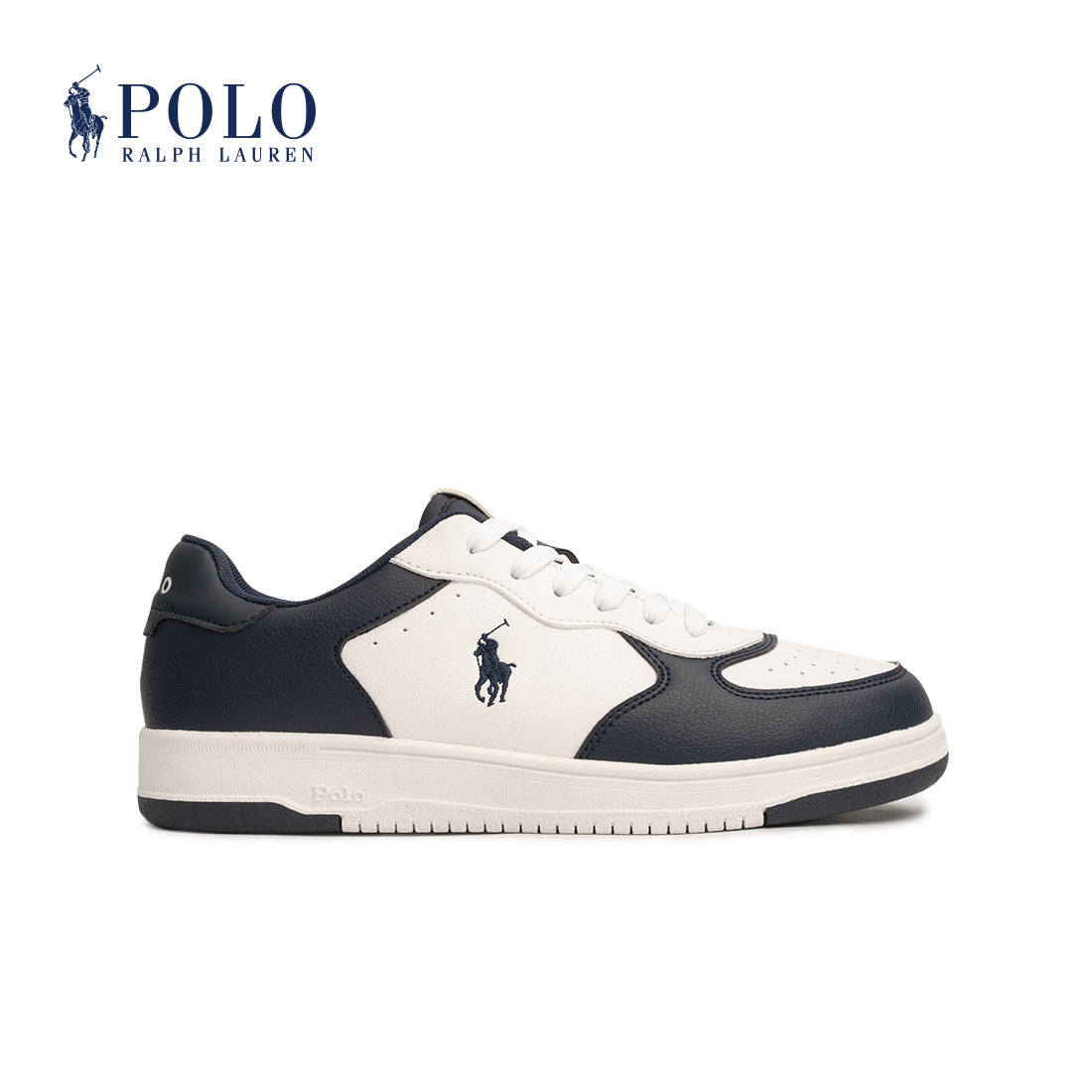 Polo Masters Court Sneaker-White/Navy (124710)