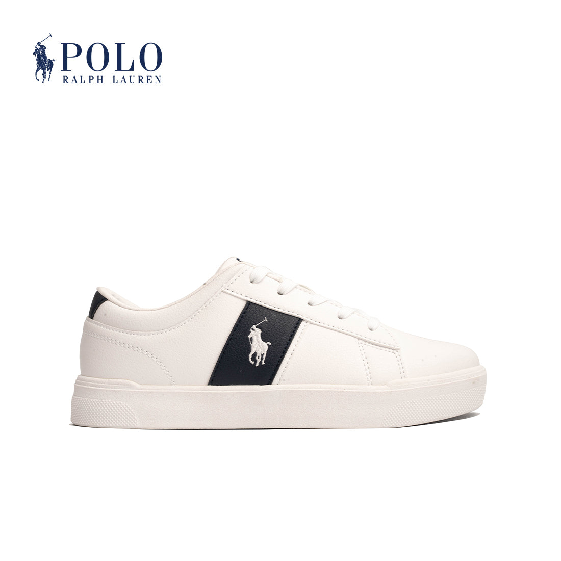 Polo Frazier Sneaker - White/Navy (126711)