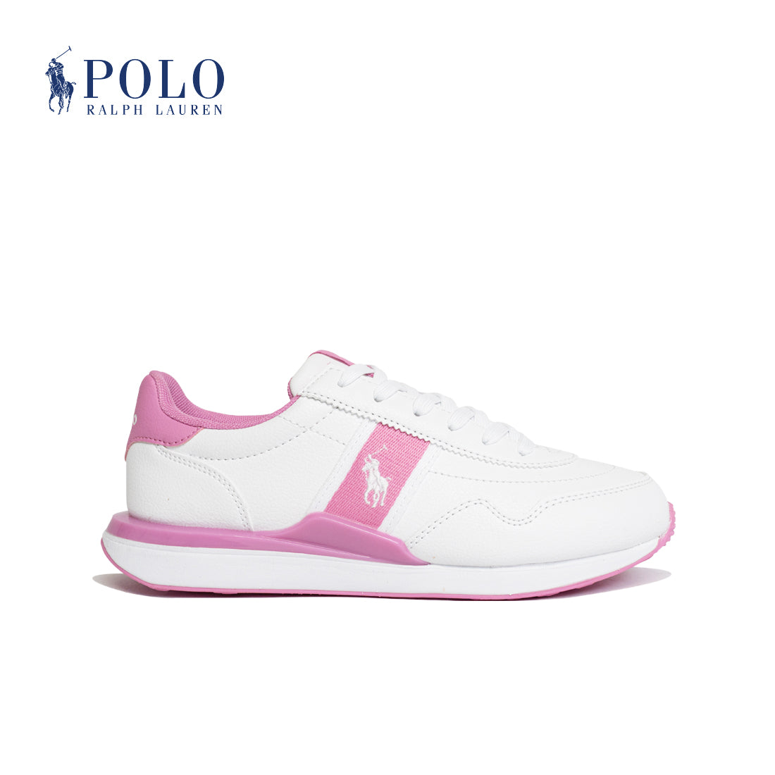 Polo Train 89 Sport Sneaker - White/Pink (244068)