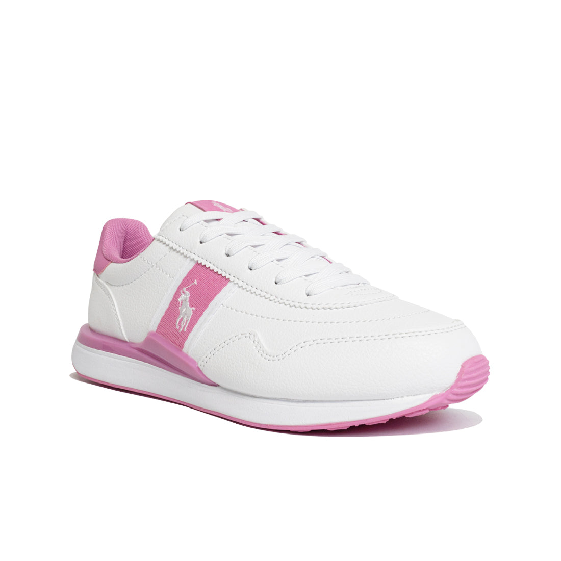 Polo Train 89 Sport Sneaker - White/Pink (244068)