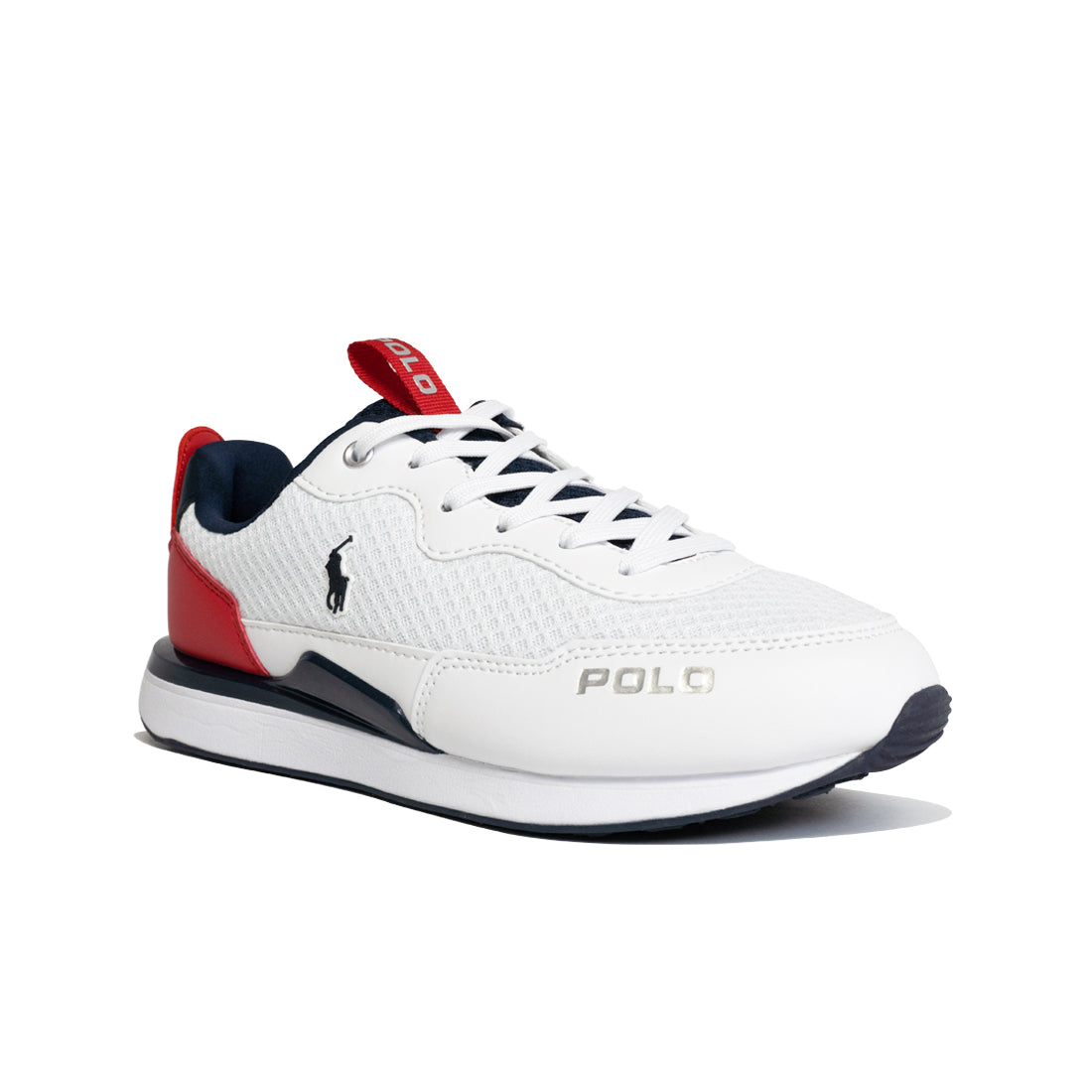 Polo Trainer Sport Sneaker White/Navy (244410)