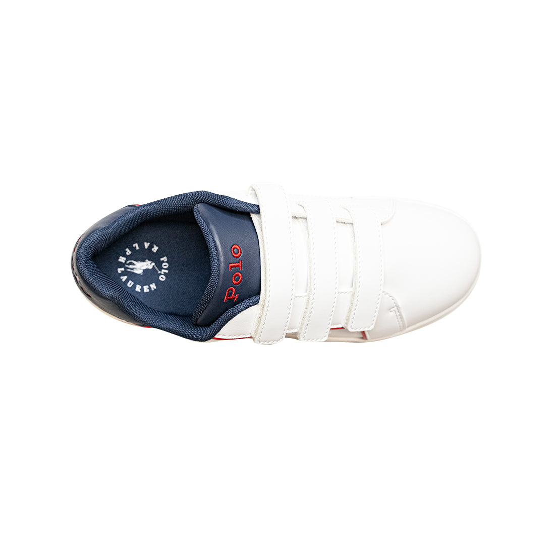 Polo Heritage Court III Ez Sneaker- White/Navy (595100)
