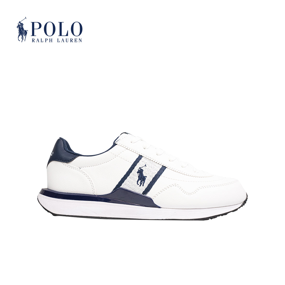 Polo Train 89 Sport Sneaker- White/Navy (606100)