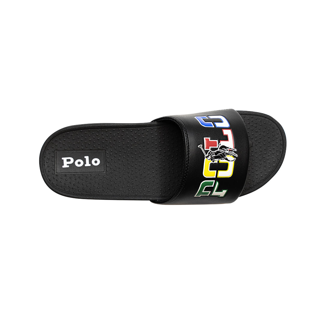 Polo Fairview Polo Graphic Sandals- Black/Multi (618001)