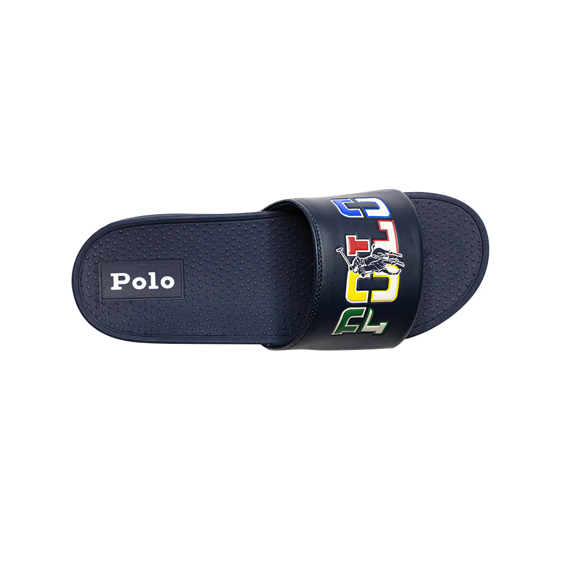 Polo Fairview Polo Graphic Sandals- Navy/Multi (618410)