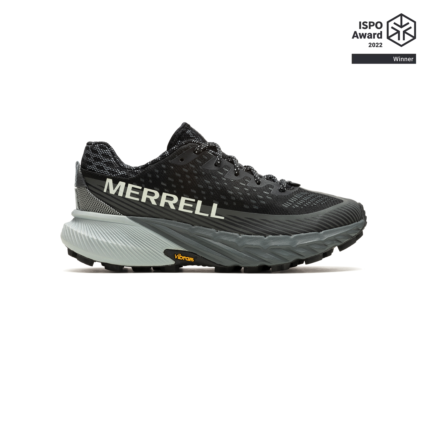 Merrell Agility Peak 5-Black/Granite Womens Trail Running Shoes