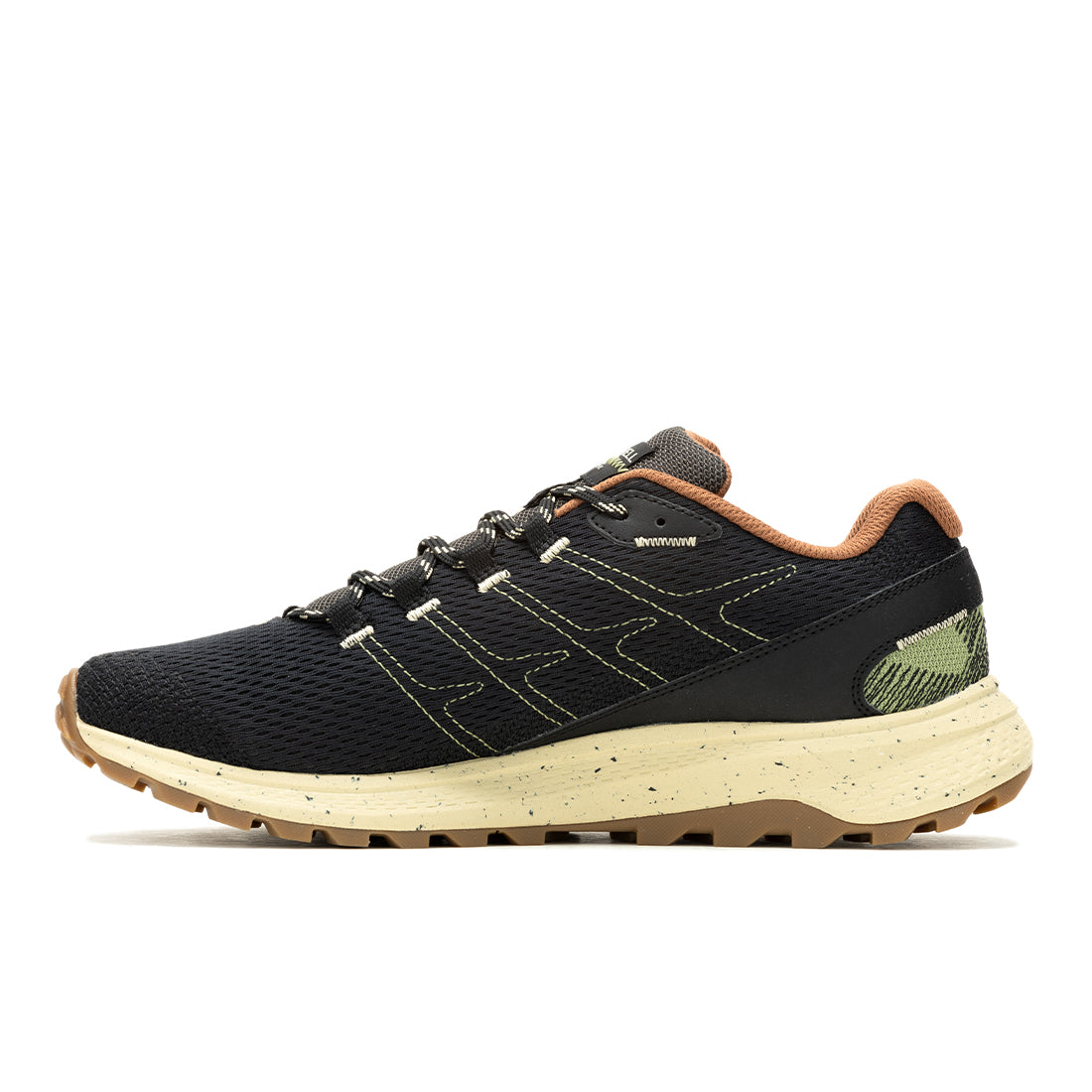 Merrell Fly Strike – Black/Mosstone Trail Running Shoes