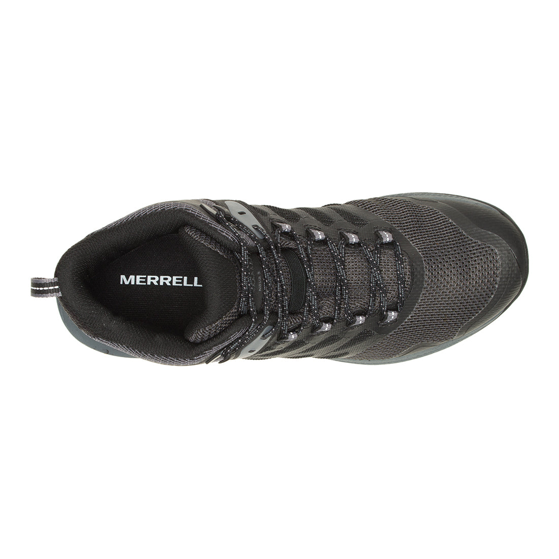 Merrell Nova 3 Mid Waterproof – Black Mens Trail Running Shoes