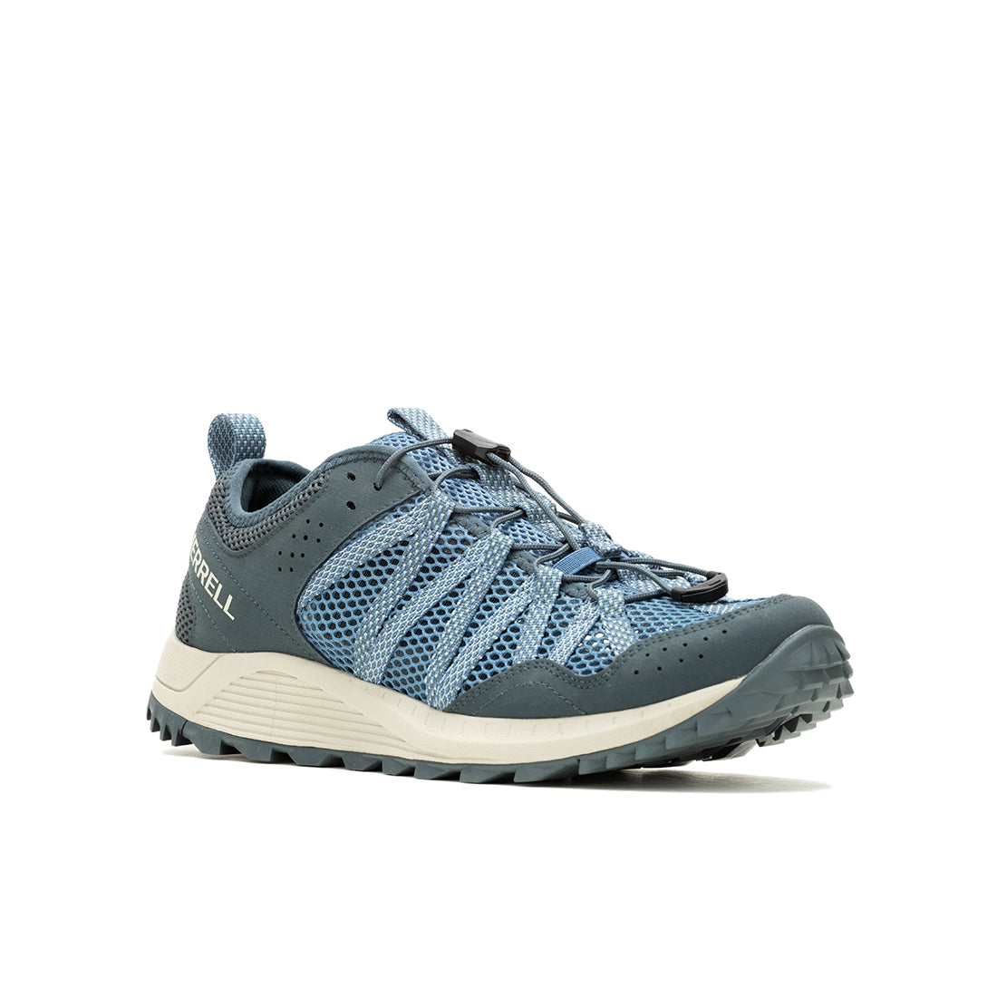 Merrell Wildwood Aerosport– Steel Blue/Slate Mens Hydro Hiking Shoes