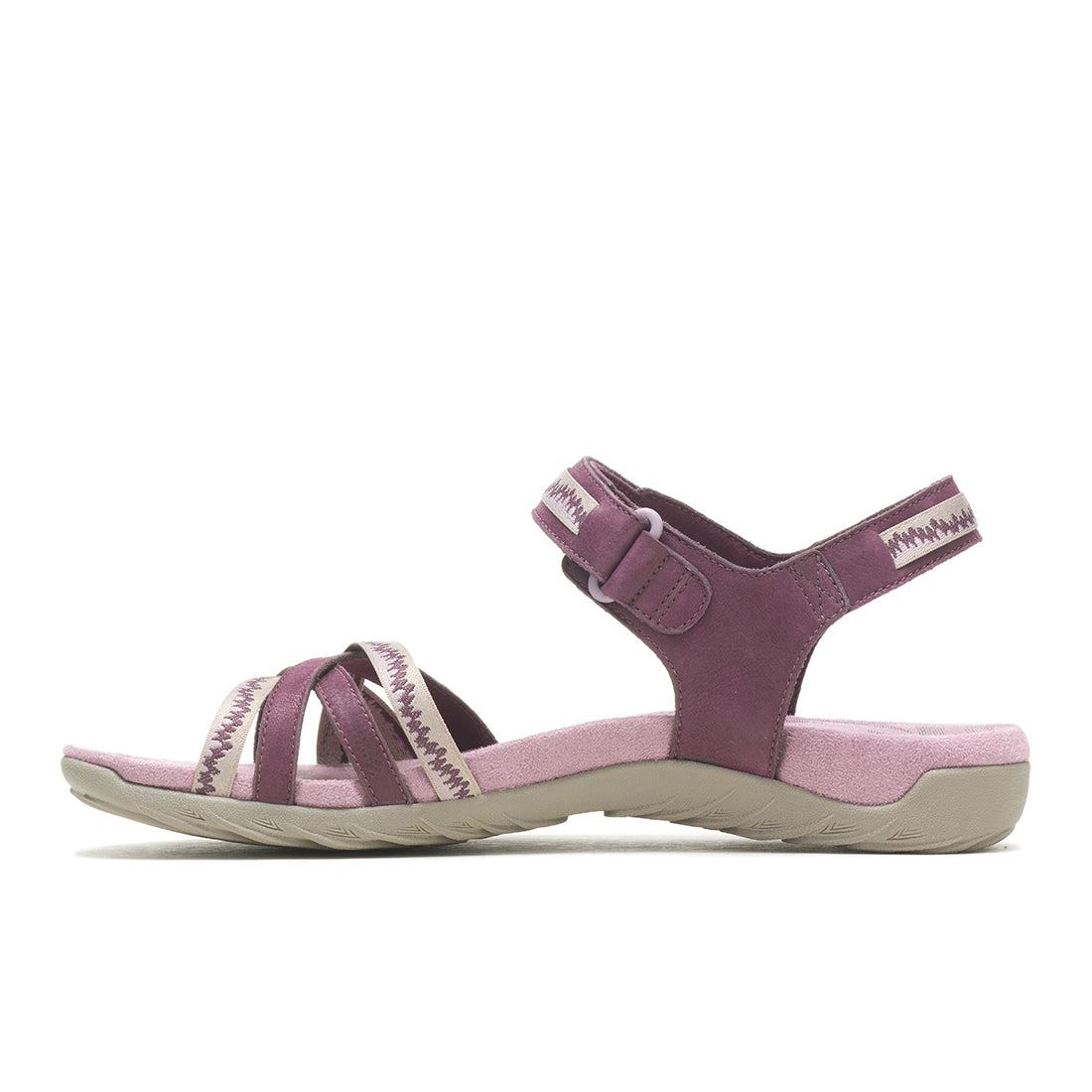 Merrell Terran 3 Cush Cross - Burgundy Womens Sandals Land