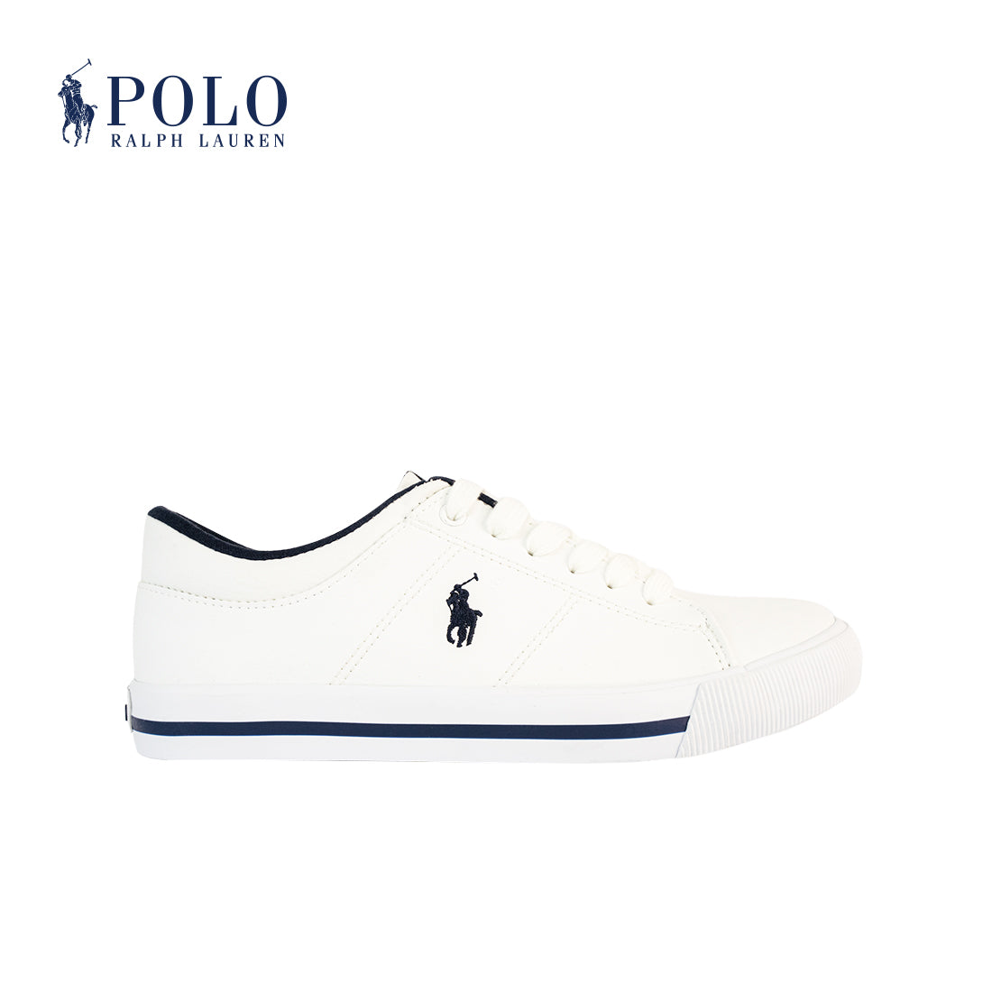 Polo Elmwood (White/Navy)