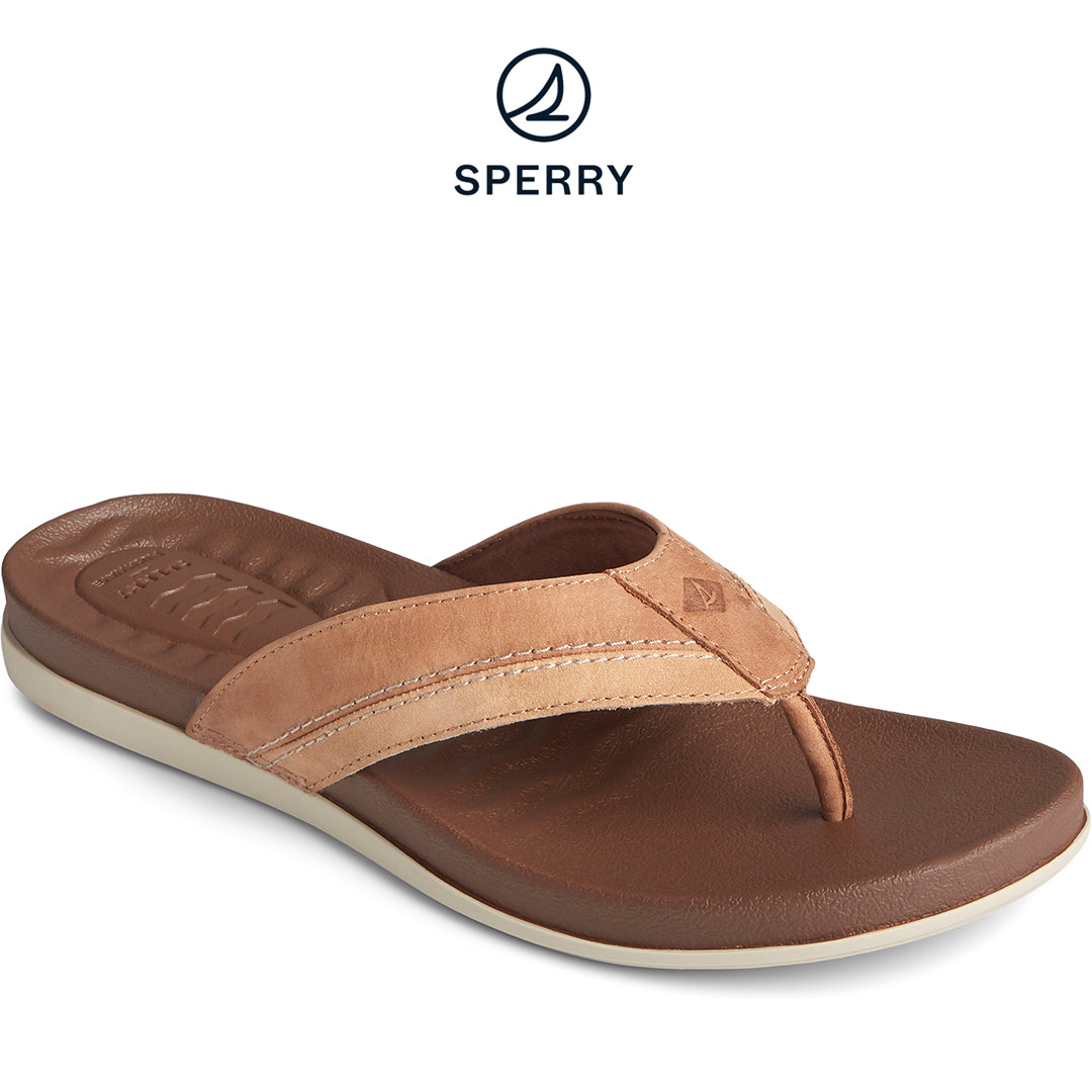 Sperry Men's PLUSHWAVE Thong Sandal Tan (STS23332)