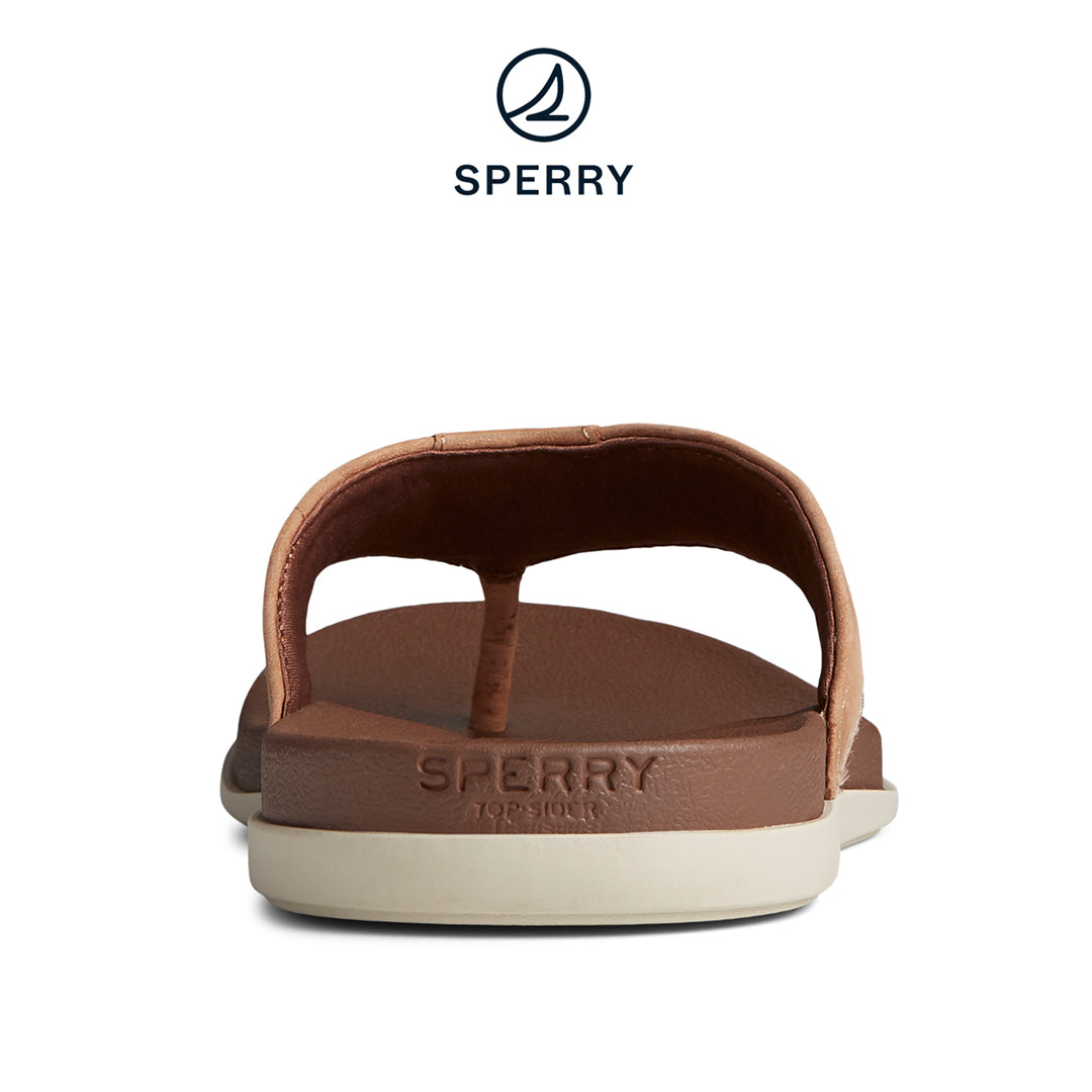 Sperry Men's PLUSHWAVE Thong Sandal Tan (STS23332)