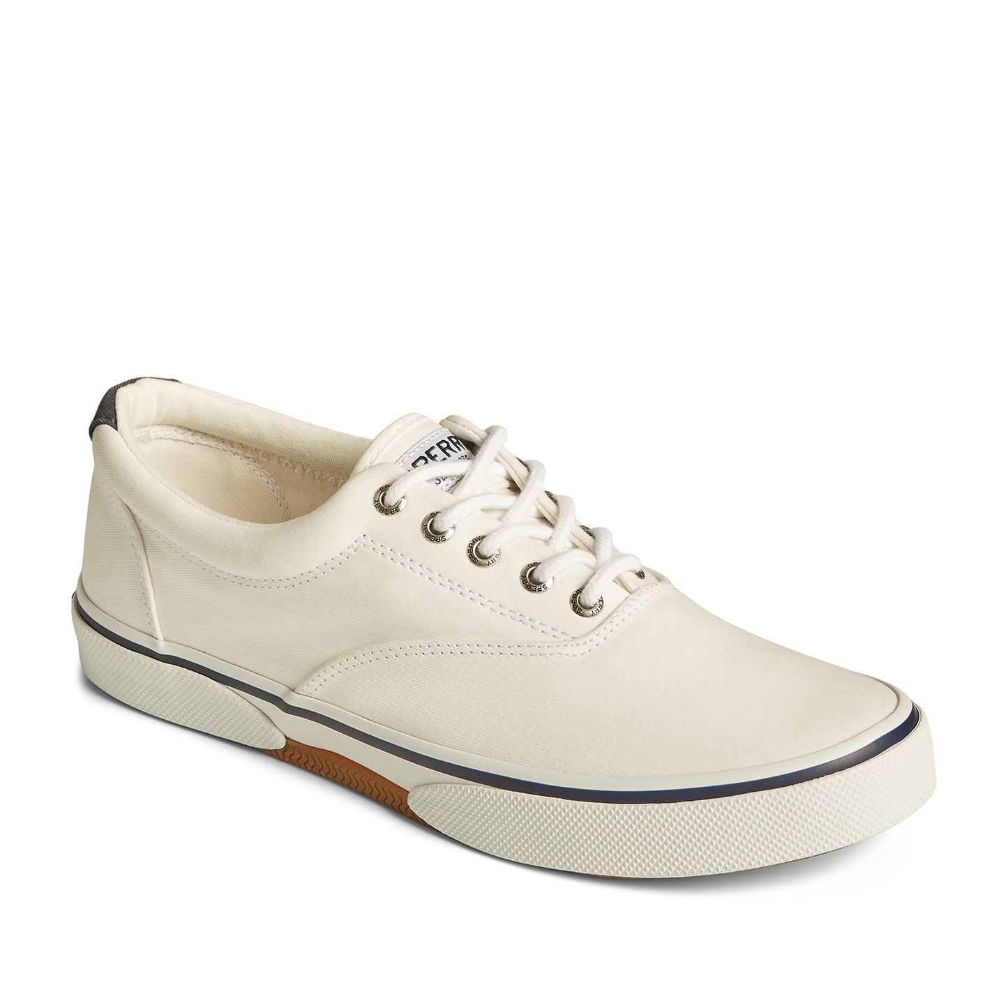 Sperry Men's Halyard CVO Saltwashed Sneakers - White (M139350090)