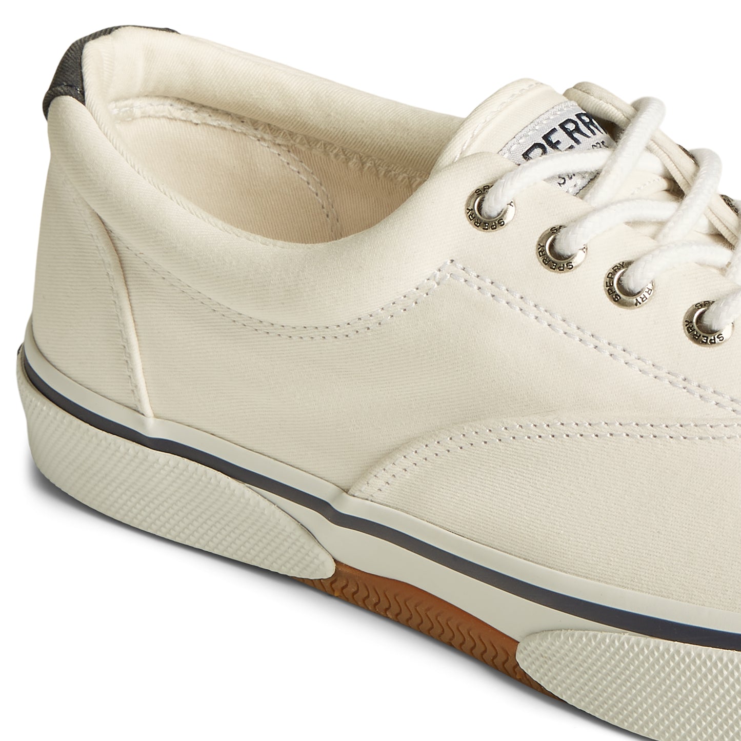 Sperry Men's Halyard CVO Saltwashed Sneakers - White (M139350090)