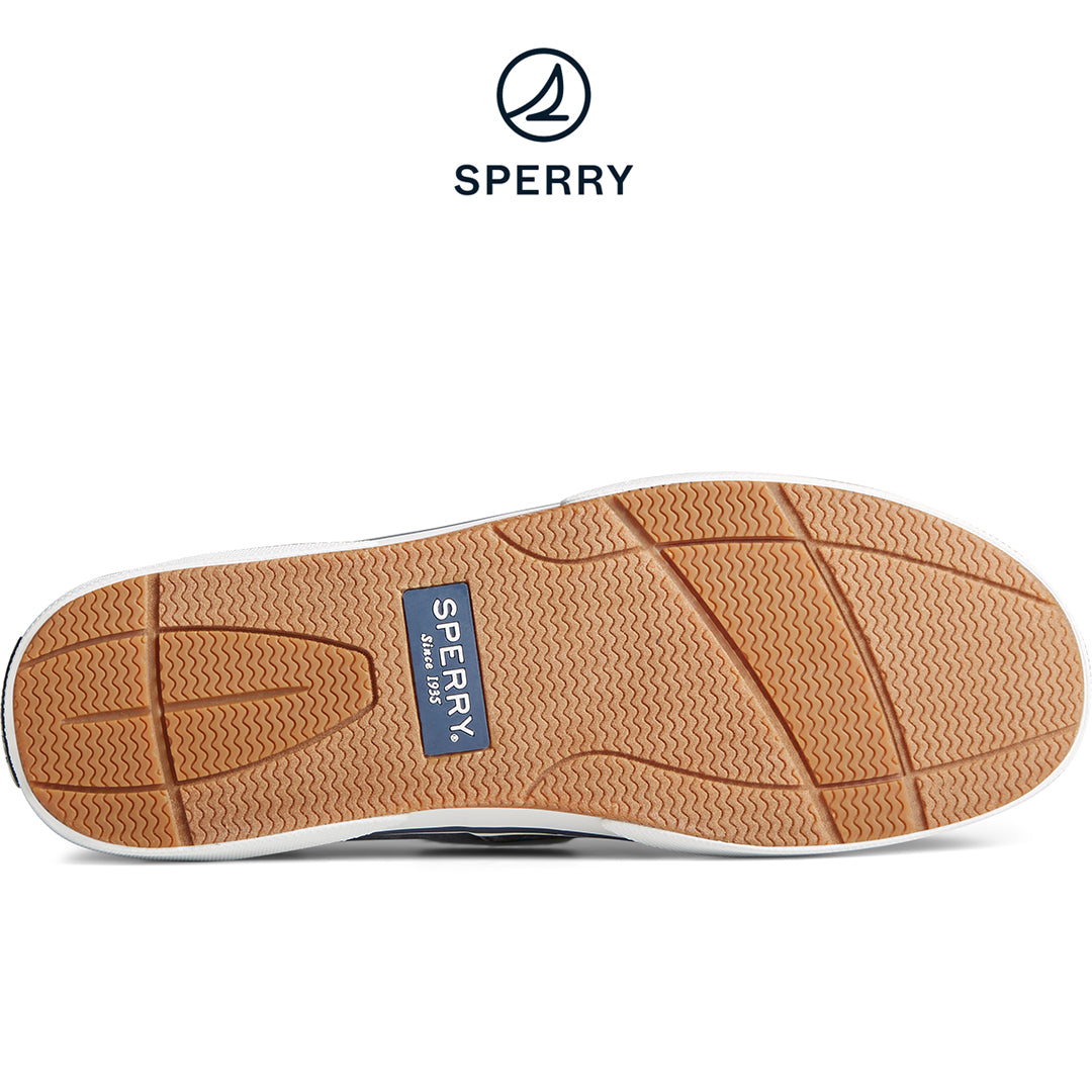 Sperry Men's Halyard 2-Eye Saltwashed Sneaker Navy (STS23584)