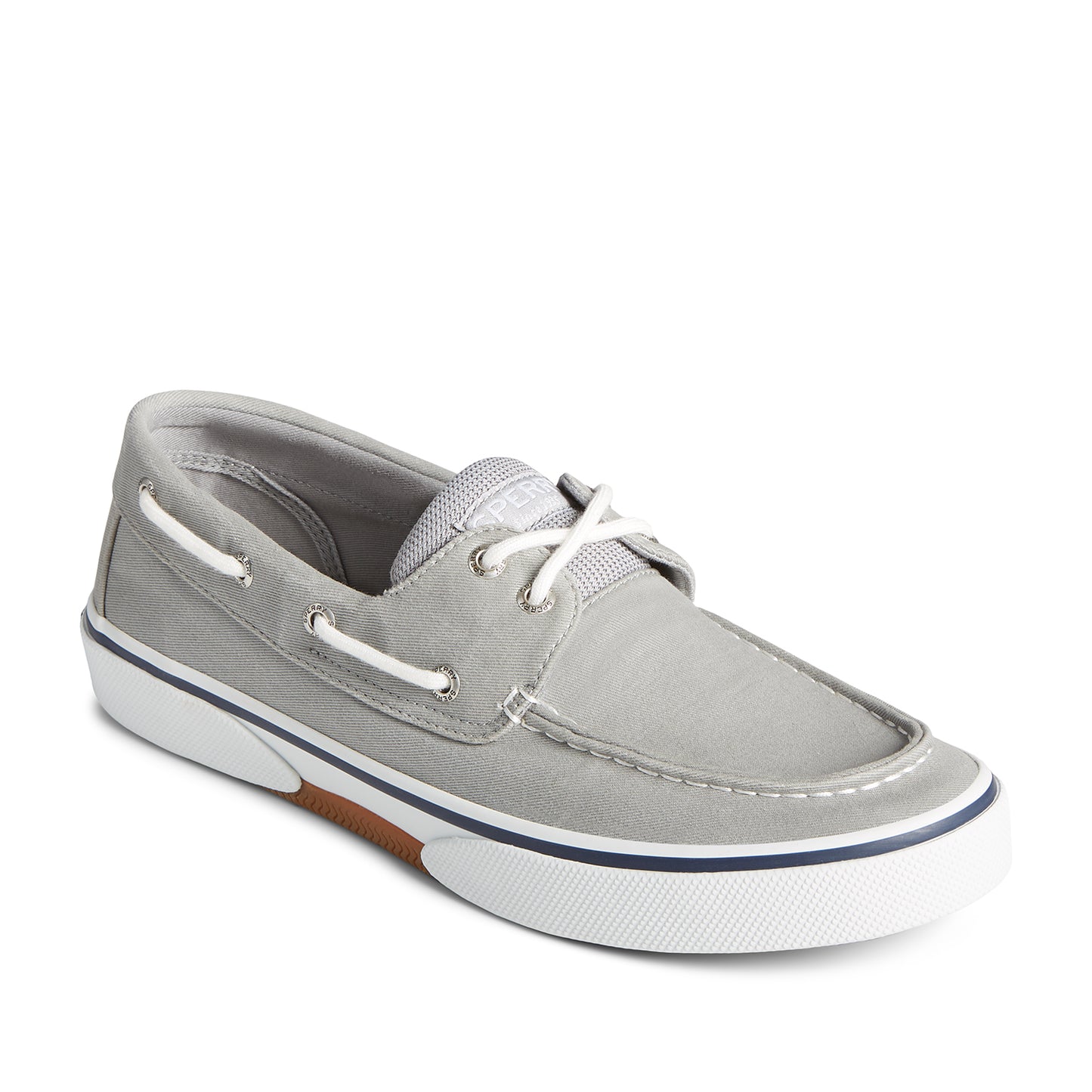 Sperry Men's Halyard 2-Eye Saltwashed Sneakers - Grey (M139351010)