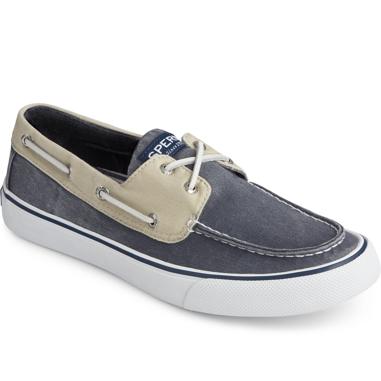 Sperry Men's Bahama II Sneaker - Navy/Khaki (STS22394)