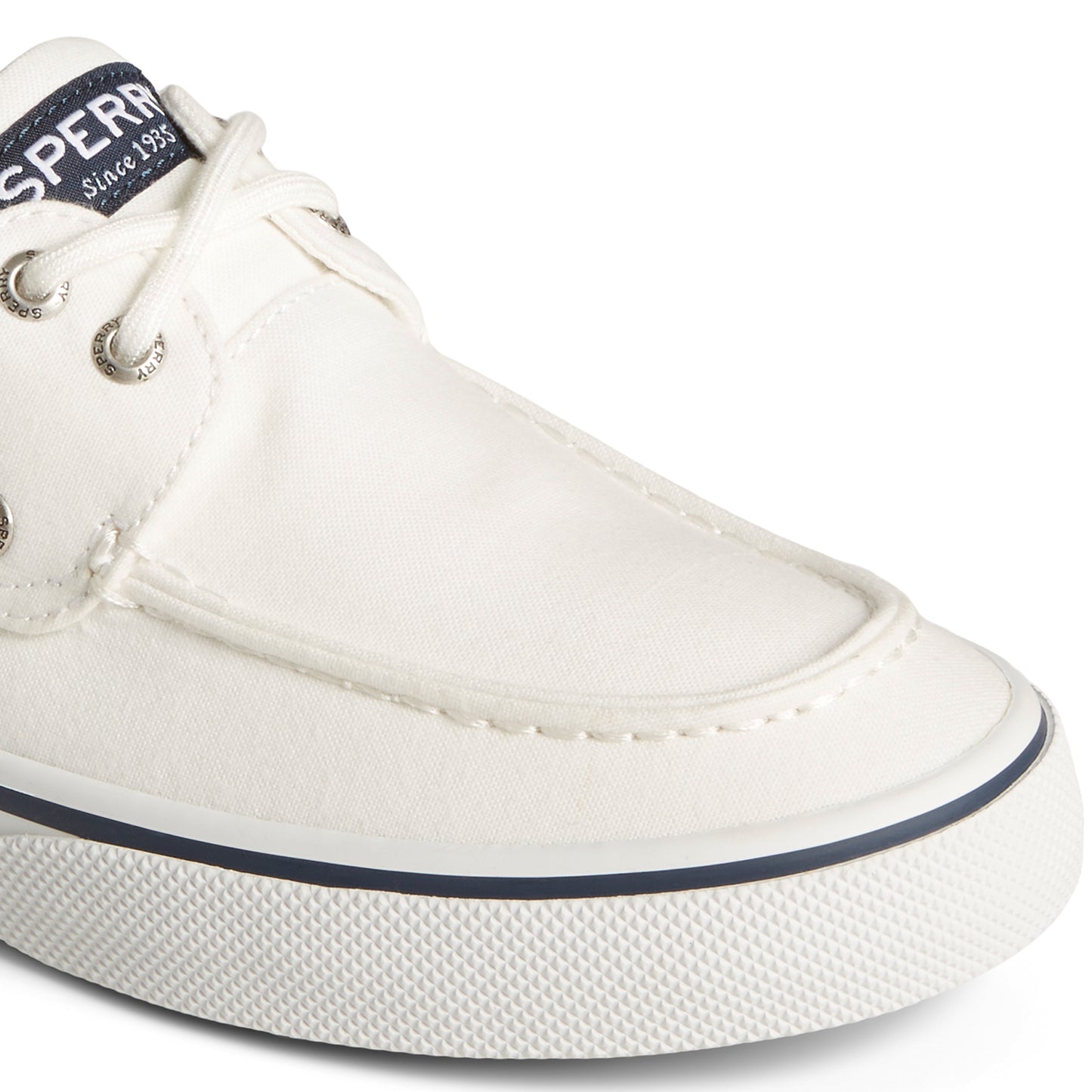 Sperry Men's Halyard 2-Eye Saltwashed Sneakers - White (M139351510)