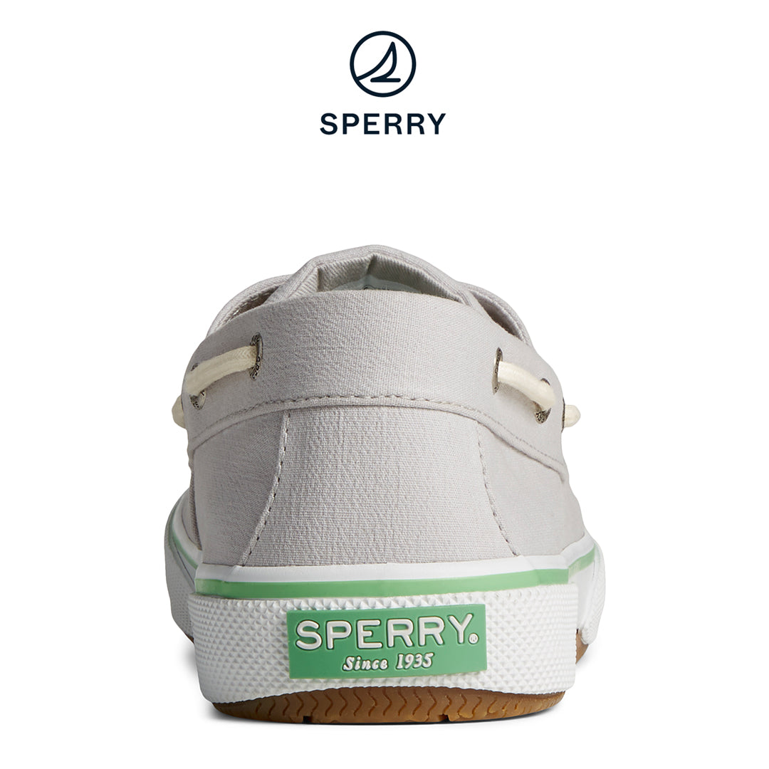 Sperry Men's Halyard Summer Linen Sneaker - Silver (STS25190)