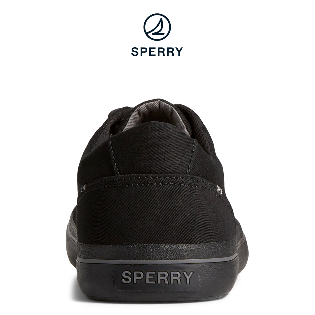 Sperry Men's SeaCycled™ Striper II Textile Sneaker Black (STS25431)