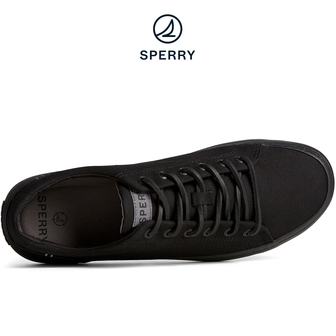 Sperry Men's SeaCycled™ Striper II Textile Sneaker Black (STS25431)