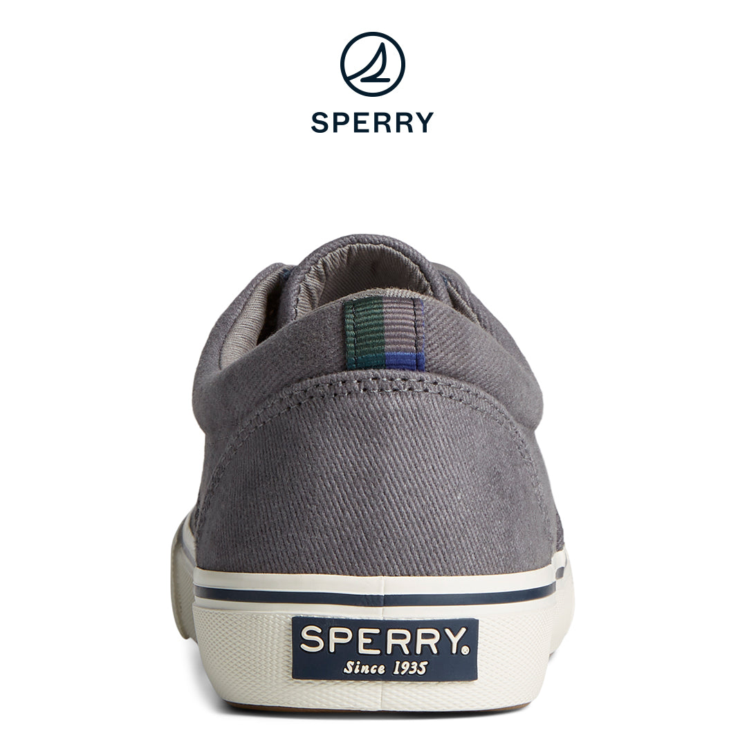 Sperry Men's SeaCycled™ Striper II CVO Textile Sneaker Grey (STS25513)