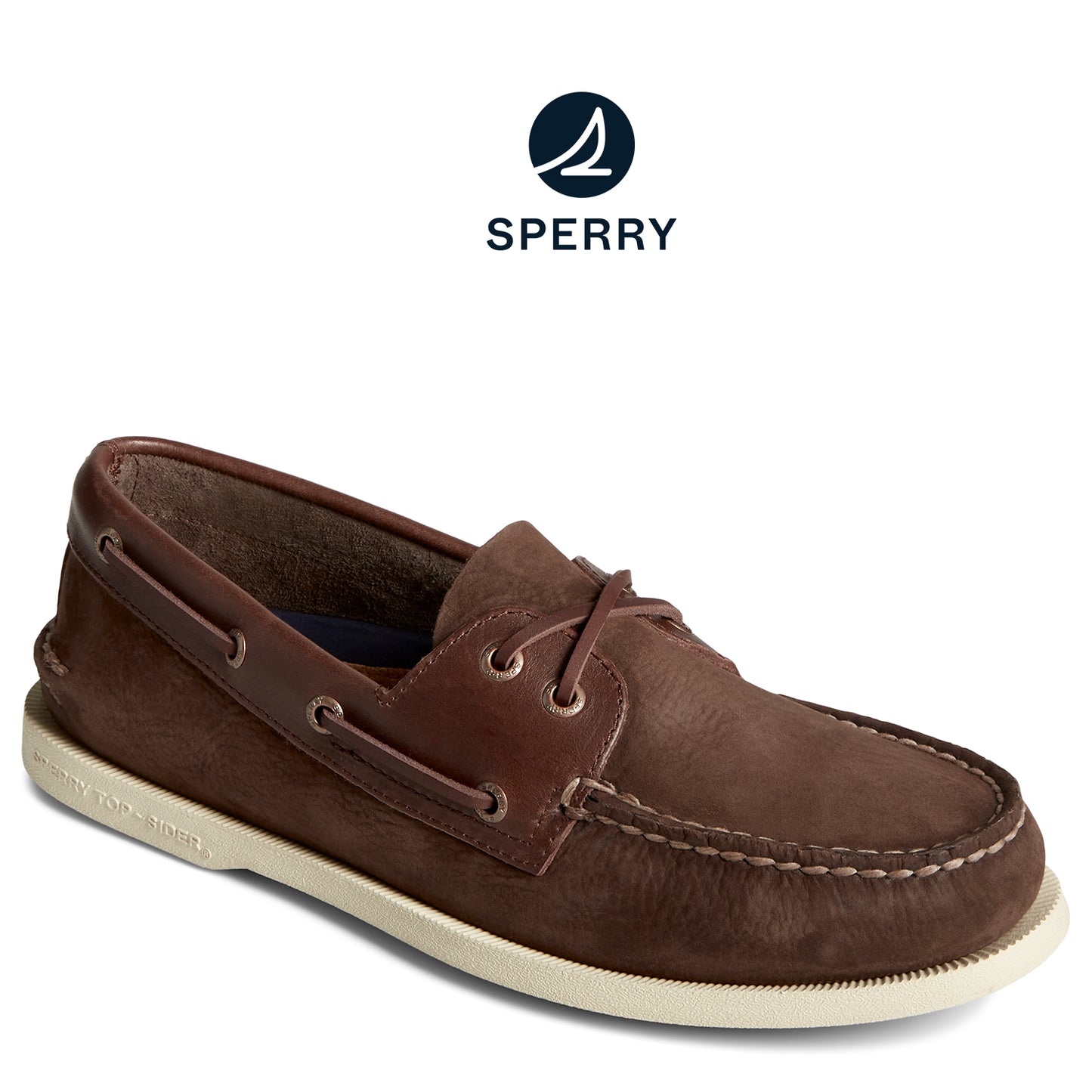 Sperry Men's Authentic Original™ Nubuck Boat Shoe Brown (STS25560)