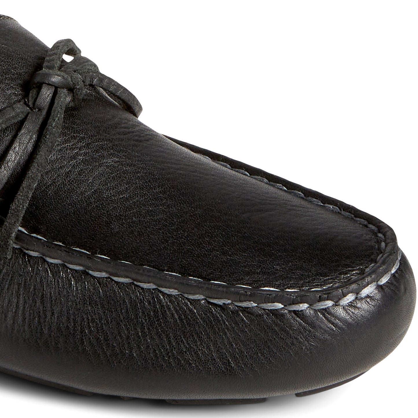 Sperry Men's Davenport Pull-Up Leather 1-Eye Casual Driving Shoes - Black (24F002310)