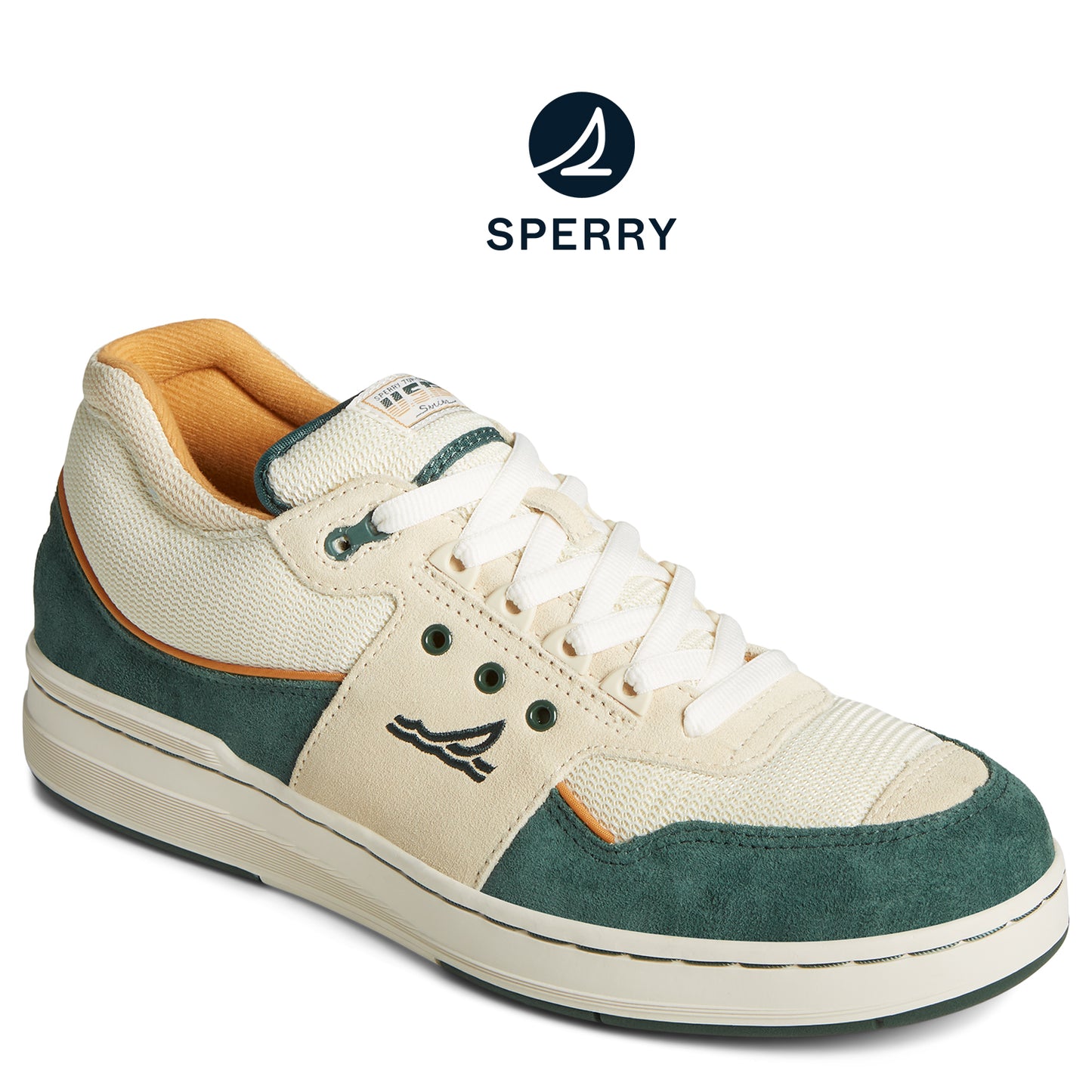 Sperry Men's US12 Sneaker Off White (STS25691)