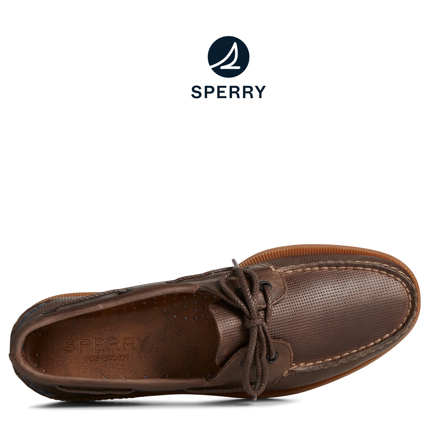 Sperry Men's Authentic Original™ Deboss Boat Shoe Brown (STS25725)