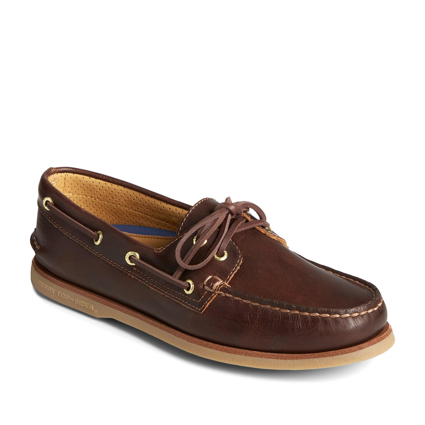 Sperry Men's Gold Cup™ Authentic Original™ Orleans Leather Boat Shoes Topsider - Brown (M139345110)