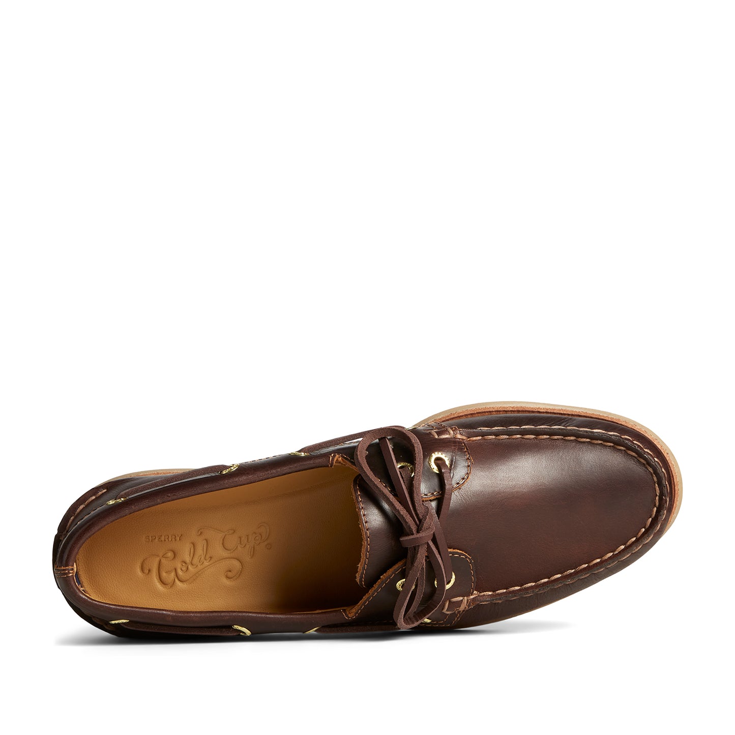 Sperry Men's Gold Cup™ Authentic Original™ Orleans Leather Boat Shoes Topsider - Brown (M139345110)