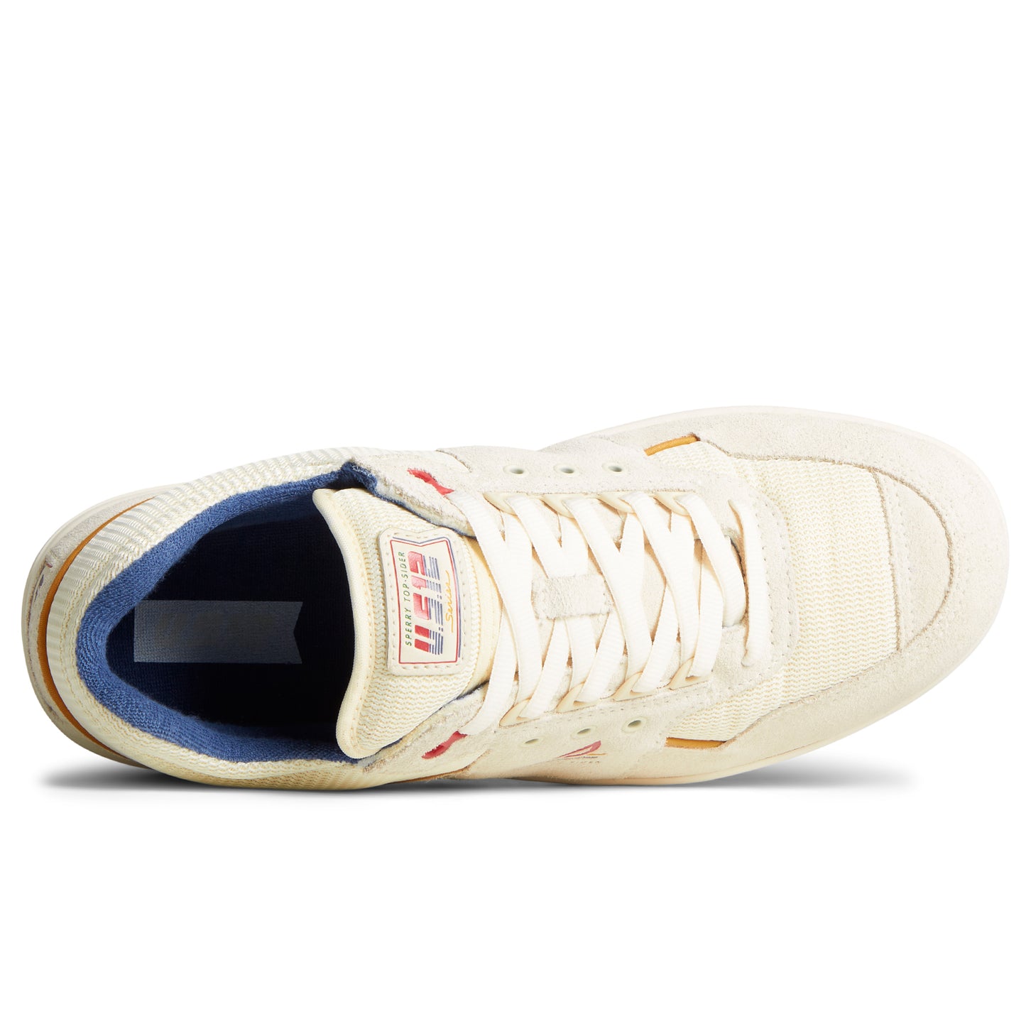 Sperry Men's US12 Sneaker - White/Multi (STS25903)