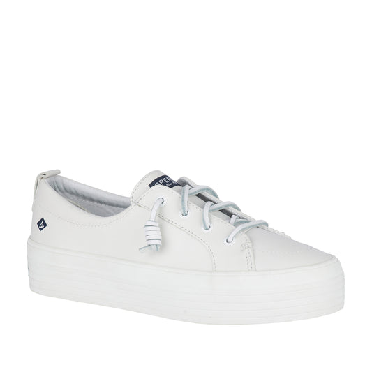Sperry Women's Crest Vibe Platform Canvas - White (L10397953)